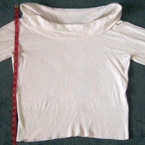 Vintage Wide-Neck White Top